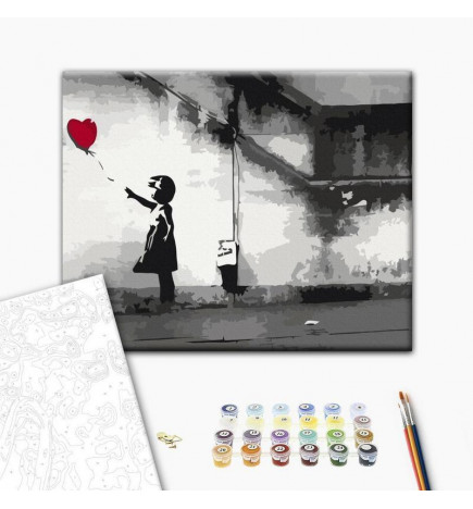 Cuadro para colorear - Fleeting Love