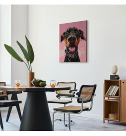DIY kangas maalaus - Follow your nose
