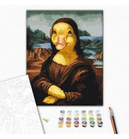 Quadro fai da te - Lisa the duck