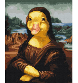 Quadro pintado por você - Lisa the duck