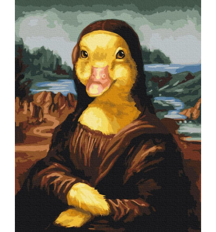 Set de pictură pe numere - Lisa the duck