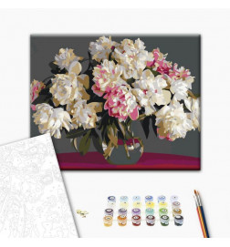 Quadro fai da te - White Flowers In A Vase