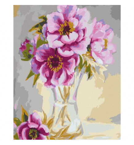 Quadro pintado por você - Flowers In A Vase