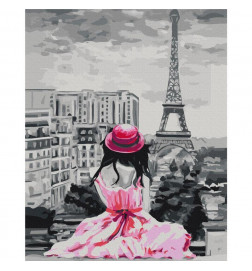 Paint By Numbers Kit - Paris - Eiffel Tower View