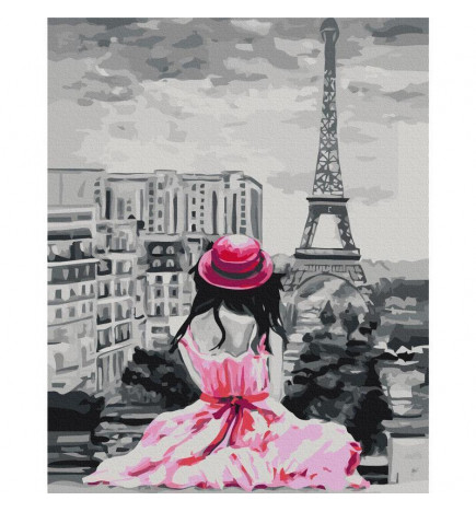 Paint By Numbers Kit - Paris - Eiffel Tower View