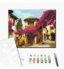 Platno za samostojno slikanje - Mediterranean Town