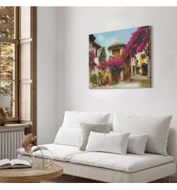 Cuadro para colorear - Mediterranean Town