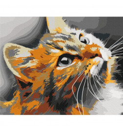 Quadro fai da te - Red Cat