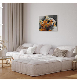 Quadro fai da te - Red Cat