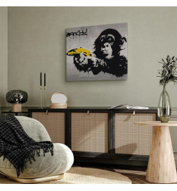 Tapybos pagal skaičius rinkinys - Monkey (Banksy Street Art Graffiti)