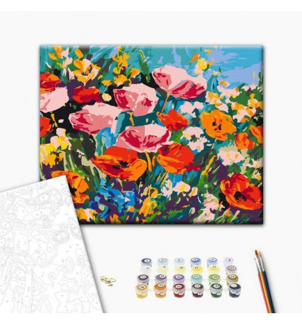 Tee ise maal - Colourful Meadow Flowers