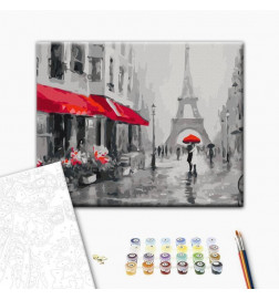 Tee ise maal - Rainy Paris