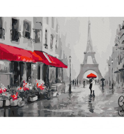 Paint By Numbers Kit - Rainy Paris