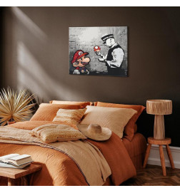 Cuadro para colorear - Mario (Banksy)