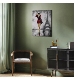 Quadro pintado por você - Parisian Girl