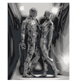 Cuadro para colorear - Couple