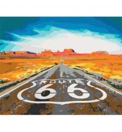 Tapybos pagal skaičius rinkinys - Route 66