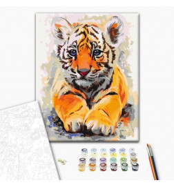 Platno za samostojno slikanje - Baby Tiger