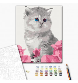 Set de pictură pe numere - Kitty Cat