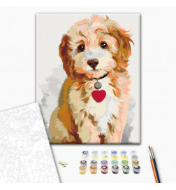 Peinture par numéros - Dog (Puppy)