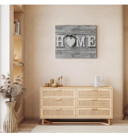 Platno za samostojno slikanje - Home (Letters)