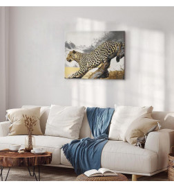 DIY kangas maalaus - Cheetah