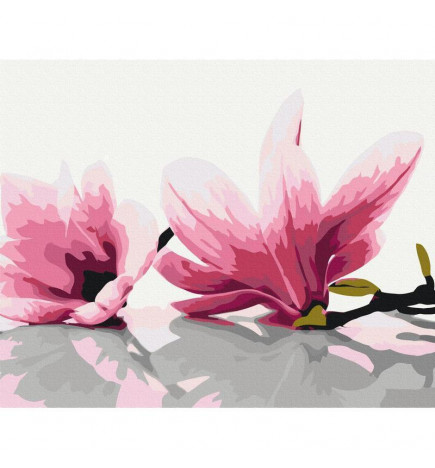 Tee ise maal - Magnolia (White Background)