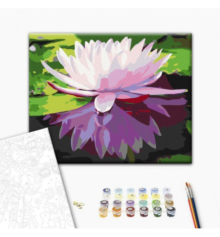 Platno za samostojno slikanje - Water Lily
