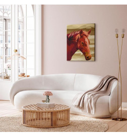 Paint By Numbers Kit - Brown Horse