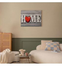 Paint By Numbers Kit - Home with Red Heart