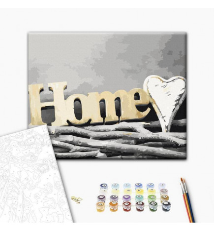 Quadro pintado por você - Home on the Branches