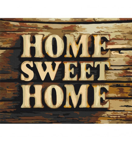 Quadro fai da te - Wooden Home