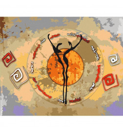 Quadro pintado por você - African Dance