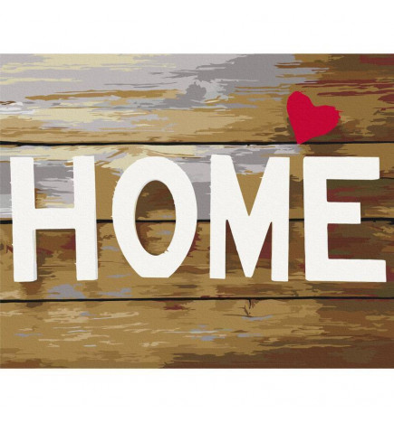 Tee ise maal - Home with Heart