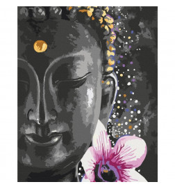 Quadro fai da te - Buddha and Flower