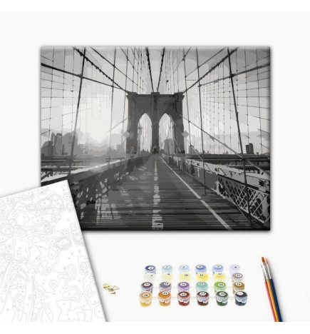Set de pictură pe numere - New York Bridge