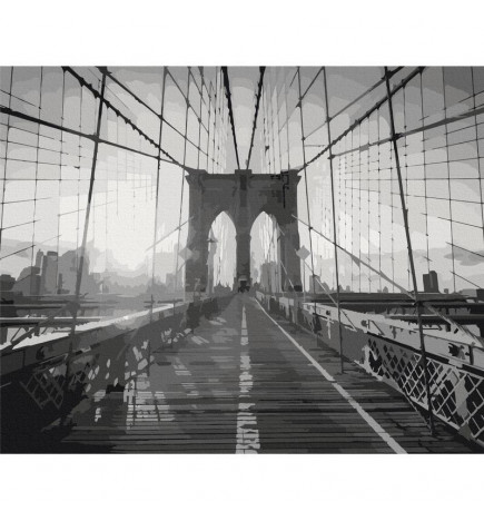 Paint By Numbers Kit - New York Bridge