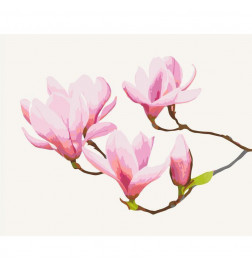 Platno za samostojno slikanje - Floral Twig