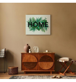 Quadro fai da te - Home on the Leaves