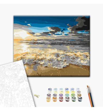 Cuadro para colorear - Blinding Sun