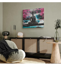 Peinture par numéros - Buddha and Waterfall
