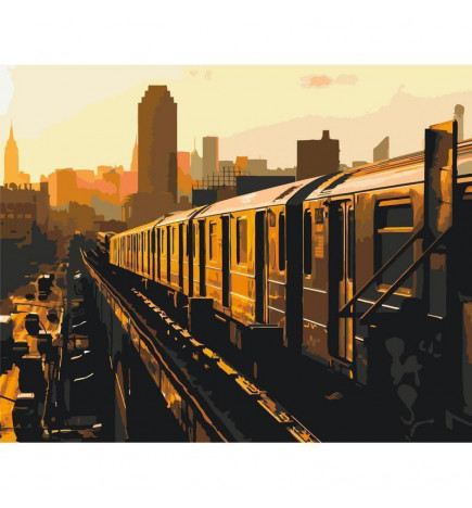 Quadro fai da te - New York Subway