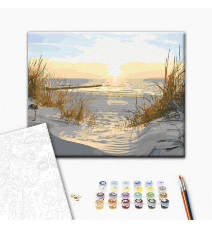 Cuadro para colorear - On Dunes