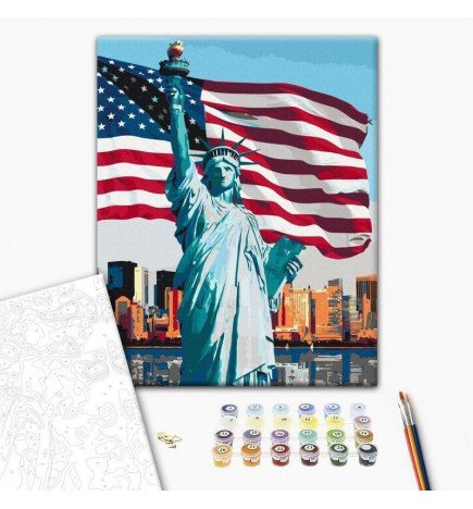 Paint By Numbers Kit - Proud American