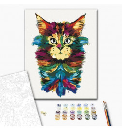Paint By Numbers Kit - Colourful Mane