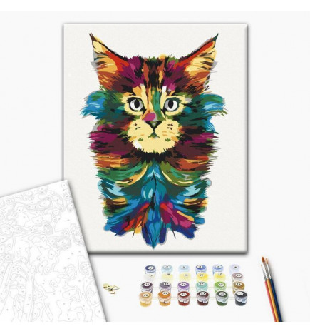 Quadro pintado por você - Colourful Mane