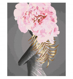 DIY kangas maalaus - Delicate Figure