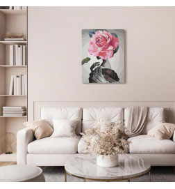 Doe-het-zelf op canvas schilderen - Rose and Fur