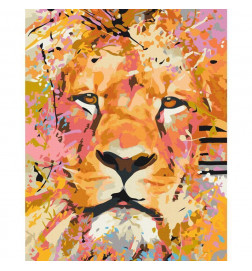 Tee ise maal - Watchful Lion
