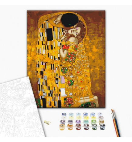 Tapybos pagal skaičius rinkinys - Klimt: The Kiss
